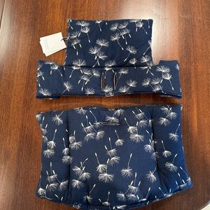 Stokke Tripp Trapp Compatible Blue Dandelion Cushion NWT